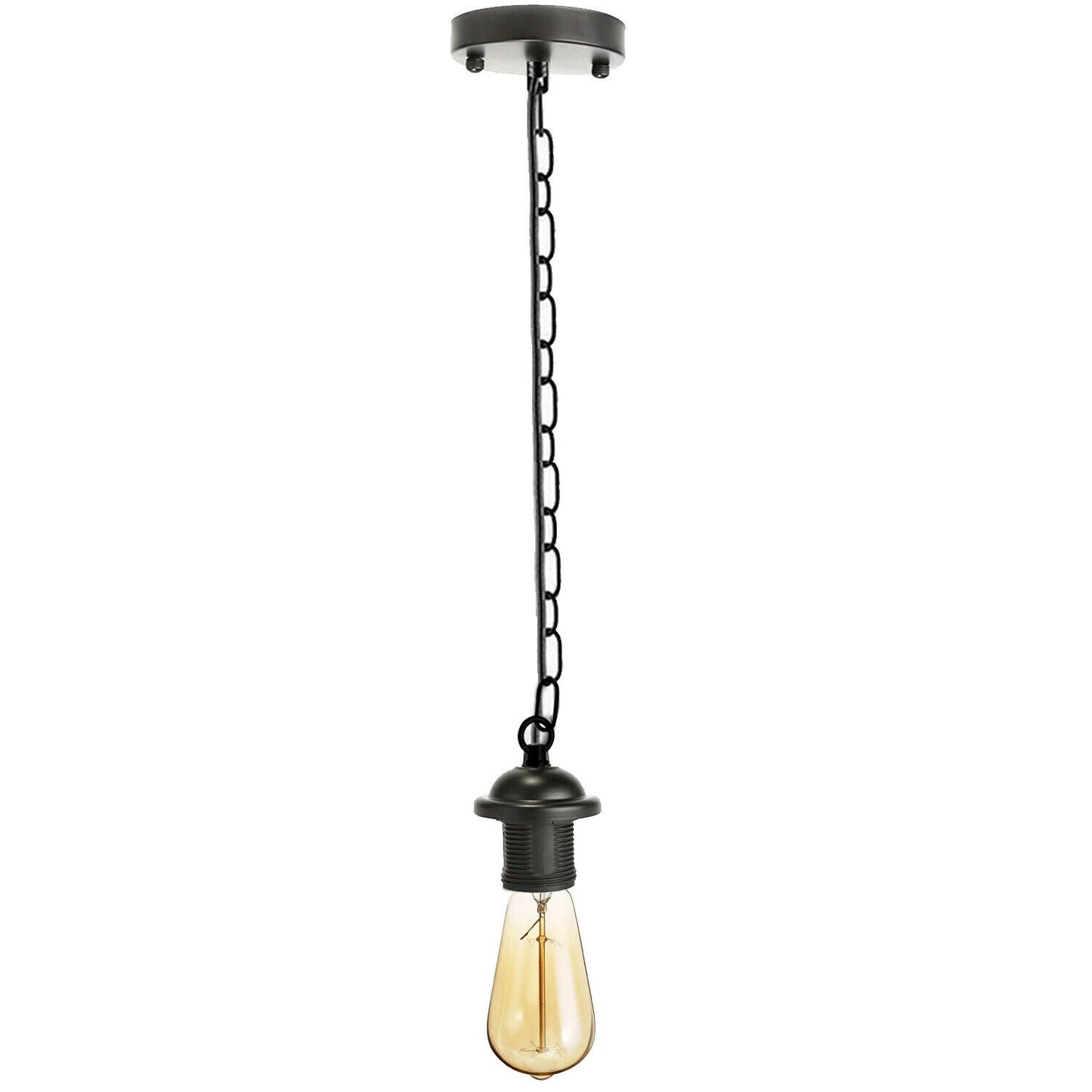 Vintage E27 Pendant Light Fitting Industrial Metal Hanging Lamp~3127